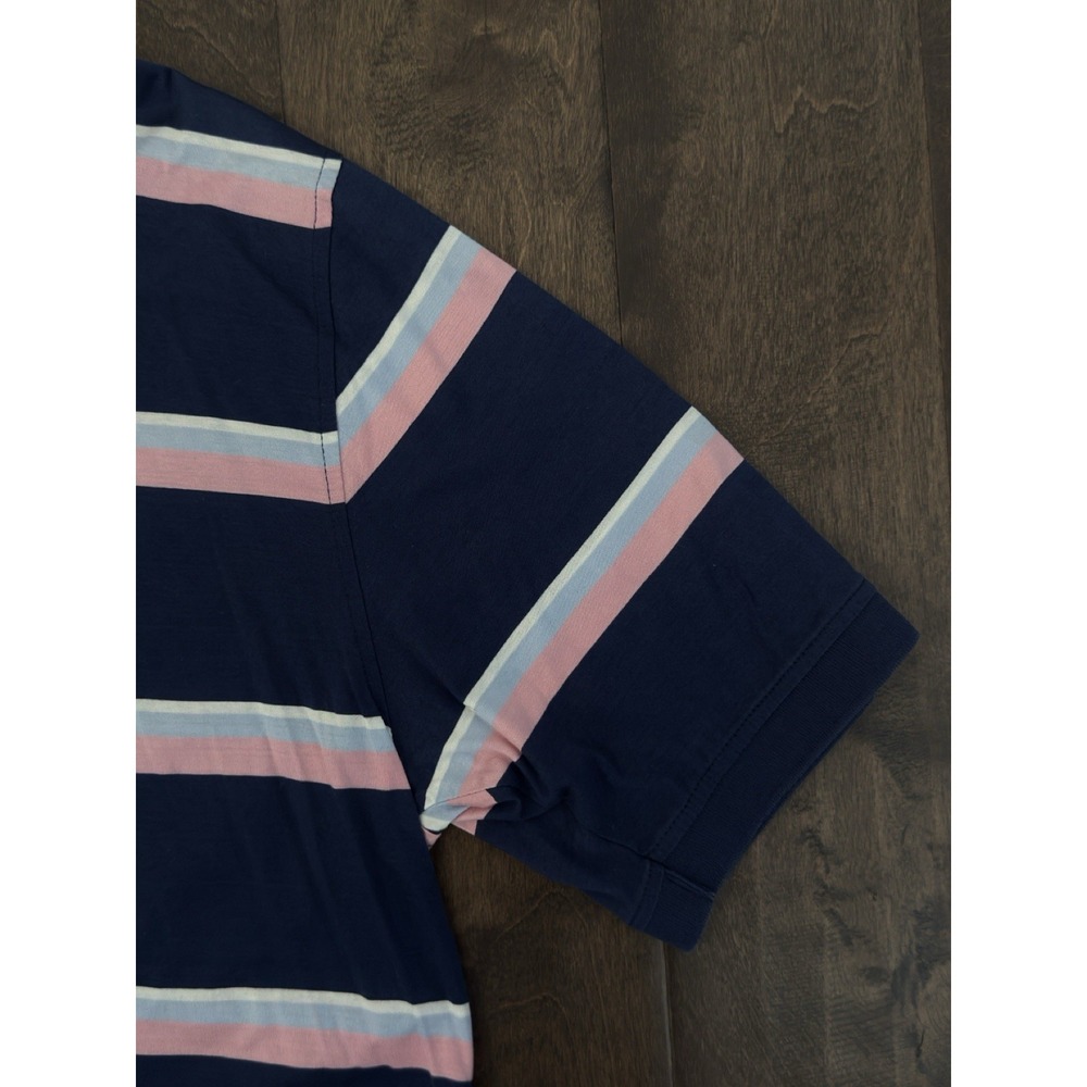 Jos A Bank Lot Of 3 Leadbetter Golf Men's Short Sleeve Polo Shirt Size L Striped - Picture 10 of 16